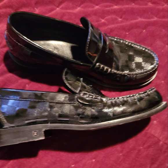Men’s Louis Vuitton Graduation Damier Loafers Size 10M - Picture 5 of 11
